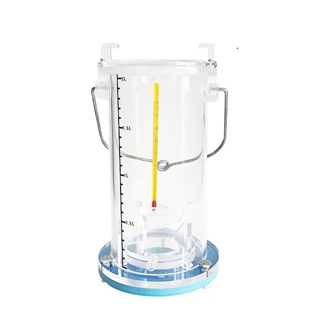 Wasserprobennehmer 1L – Kunststoff, Inkl. Seil, Schlauch & Clip, Für Umwelt & Wasserqualität