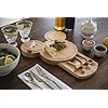 PICNIC TIME Disney Mickey Mouse Head Cheese & Charcuterie Board Set, Parawood Cutting Board with Hidden Drawer & 3 Cheese Knives, Fun Disney Gift, Party Platter, Picnic Set & Kitchen Serving Tray
