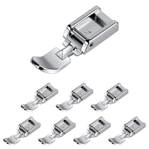 8 piezas Pie para Cremallera para Máquina de Coser miniatura 1
