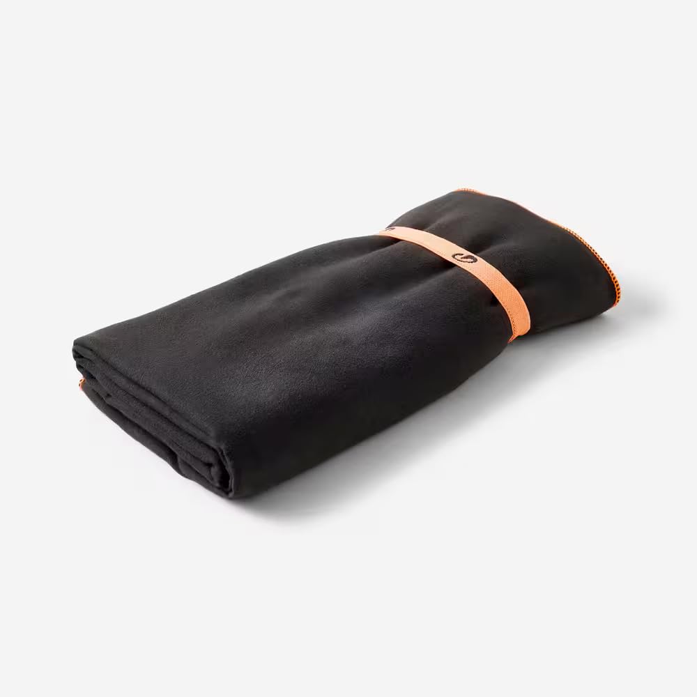 Decathlon Swimming Microfiber Towel Size Large Plus + 85 x 160 cm Black-picture-31