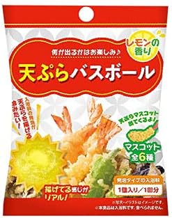 Amazon 天ぷら バスボール 入浴剤 5個1セット マスコット入 ノーブランド品 炭酸入浴剤 通販