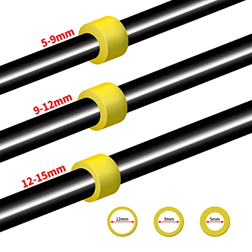 Boboleo 3 Wege Wasserdichte Abzweigdose, Ip68 Elektrische Anschlussdose Für Kabel mit 5-15 mm Durchmesser, aus Polykarbonat, Schwarz (2 Pack)