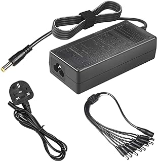 ARyee 12V 5A DC Adapter Power Supply for CCTV Cameras, LED Srip Light