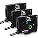 Produktbild MarkField Kompatibel TZe-335 12mm Schwarz Schriftband für Brother P-Touch Bänder TZ TZe335 Tape Cassette 0,47" für PT-H100LB H105 H107 H101C H100R D200 D400 E110 Cube, Weiß auf Schwarz, 3 Pack