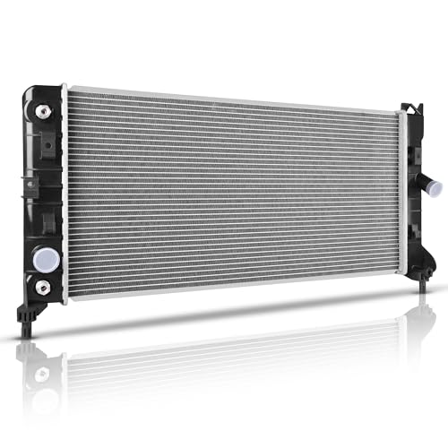 Image of DWVO Radiator Compatible with 2008 2009 Buick Allure LaCrosse 2006-2011 Chevrolet Impala 2006-2007 Monte Carlo 2005-2008 Pontiac Grand Prix AT, Aluminum Core 3.5L 3.9L 5.3L V6 V8