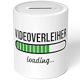 JUNIWORDS Spardose Sparbüchse, Videoverleiher Loading (6221225)