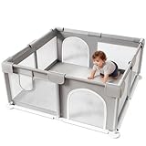 ベビーサークル メッシュ 大型 プレ