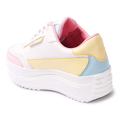 Image of Vendoz Women Casual Blue Shoes