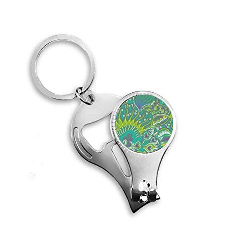 Pince à ongles poisson vert abstrait idéale pour votre routine manucure