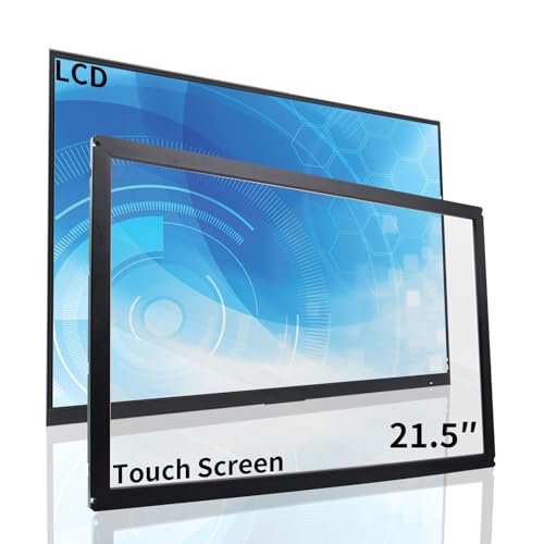 Image of 21.5 inch (16:9) Multi-Touch Screen Panel with IR Touch Technology and Tempered Glass for Kiosks, Monitors, and All-in-Ones
