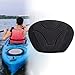 Aosekaa Kayak Back Cushion Kayak Backrest Thick Black Padded Replacement EVA Kayak Seat Pad Kayak Back Pad, 15 inch x 11 inch