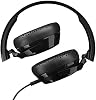 Skullcandy Riff Audífonos alámbricos de diadema con conector auxiliar de 3.5 mm - Negro | Listos para viajar con conexión alámbrica de 3.5 mm, micrófono integrado, diseño plegable, ligero y cómodo, diadema duradera 4