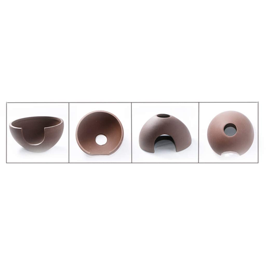 Cerámica para escondite de Reptiles, paisajismo de Acuario, decoración de hábitat, escondites de Peces, lagartos y Tortugas, Accesorios para Cajas de Cuevas para Reptiles trepadores