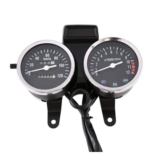Compteur de vitesse de moto LED avec odomètre et tachymètre pour GN125 et HJ125-8