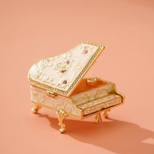 Dzrige Jewelry Box for Women, Piano Decorative Jewelry Trinket Box - image 4