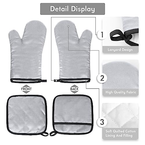 Dragonflies Birds Oven Mitts And Pot Holders Sets Butterfly Oven Mits Mittens Heat Resistant Potholders Oven Gloves Hot Pad For Baking Cooking Kitchen Grilling Bbq Gifts 4 Piece Set #TOP2