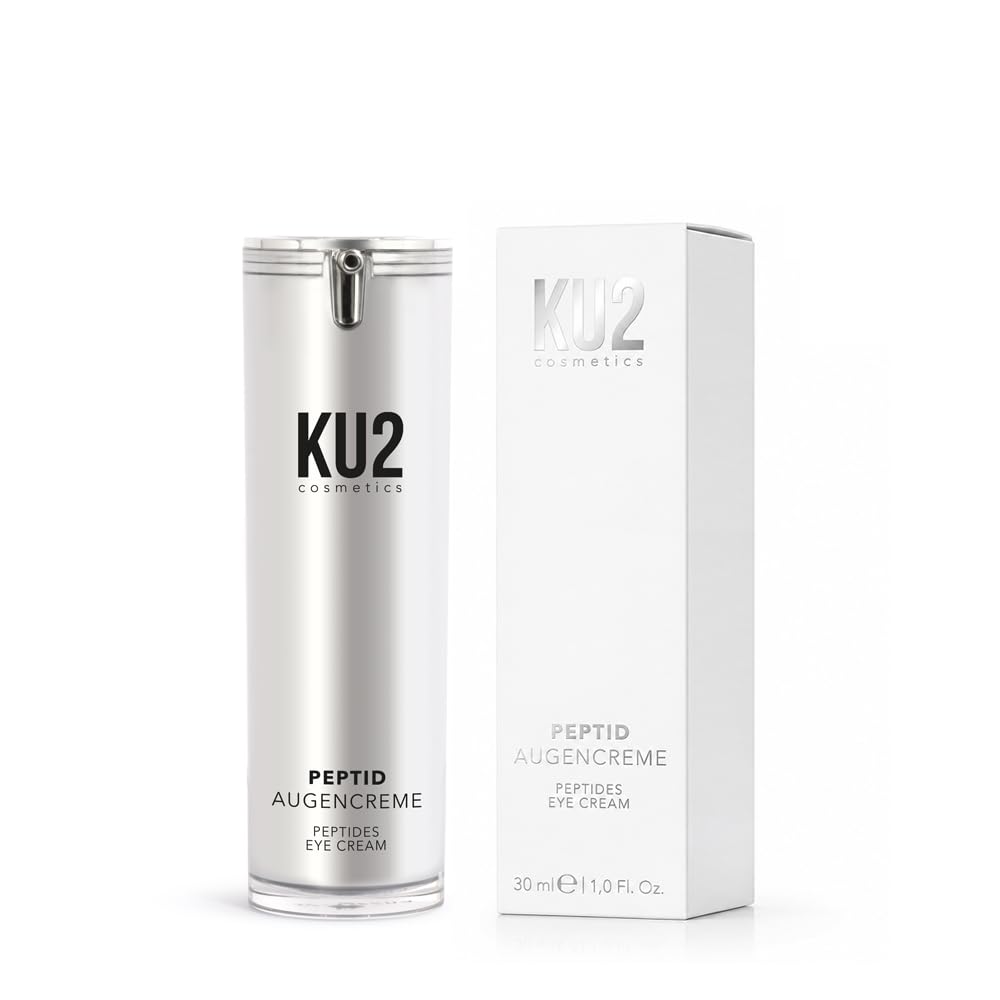 KU2 Cosmetics Peptide Augencreme – Anti Aging Augenpflege, 30ml