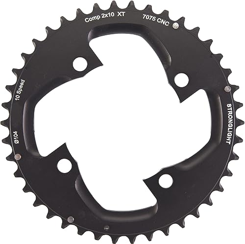 Chaîne VTT Stronglight Uni plateau noir pour vos sorties et randonnées en forêt