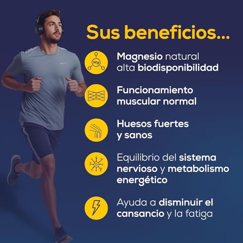 Magnesio Complex - Citrato, Bisglicinato y Óxido de Magnesio Triple - Alta Absorción - Reduce Cansancio y Fatiga, Alivia Dolor Articulaciones y Músculos – Favorece la Síntesis de Colágeno 120 cápsulas - imagen 2