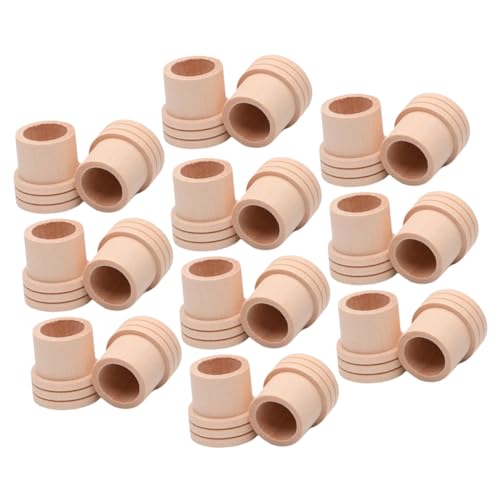 FOMIYES Moxa Extinguisher for Moxibustion Sticks 20pcs Set Wooden Moxa Fire Extinguisher Moxa Roller Extinguisher