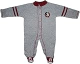 Florida Stata University FSU Seminoles Sports Shoe Footed Baby Romper