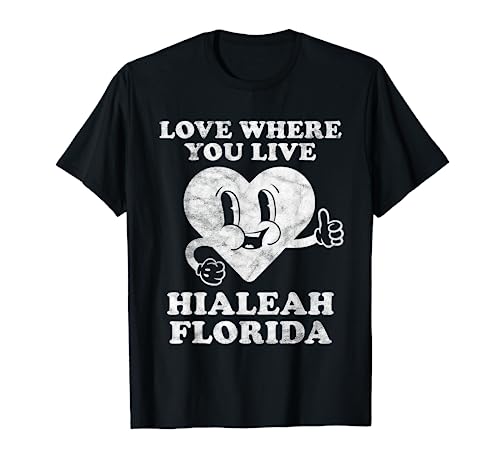 Retro Vintage Hialeah Florida Lover T-Shirt