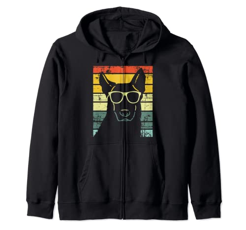 Retro-Sonnenbrille, Motiv: Deutscher Schäferhund, Geschenk Kapuzenjacke Cover