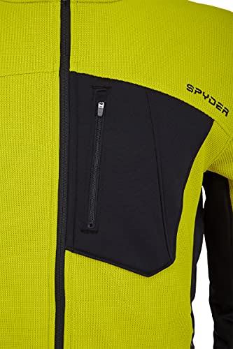 Image of Spyder Men's Bandit Hybrid Full Zip Mid Layer Jacket