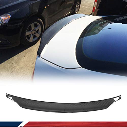 JC SPORTLINE Alerón trasero de fibra de carbono compatible con Audi S5 Coupe 2008-2016 alerón trasero alerón trasero tapa de arranque salida de fábrica Cover