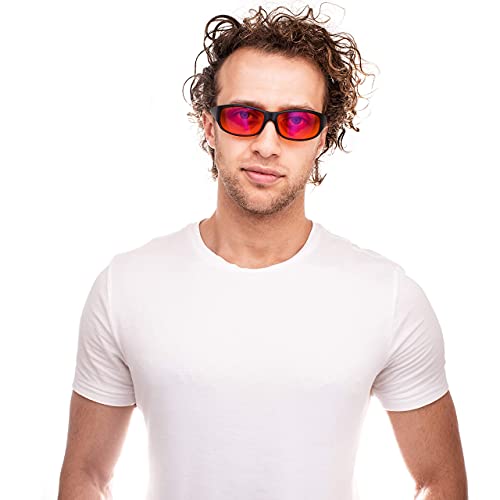 Blue Light Blocking Amber Glasses for Sleep 99.9 Percent Effective - Nighttime Eye Wear - Special Orange Tinted Glasses Help You Sleep and Relax Your Eyes by Spectra479 - Image 5