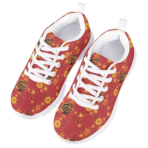 GIFTPUZZ Kids Running Shoes for Boys Girl Walking Non Slip Casual Sneakers Casual Platform Flat4