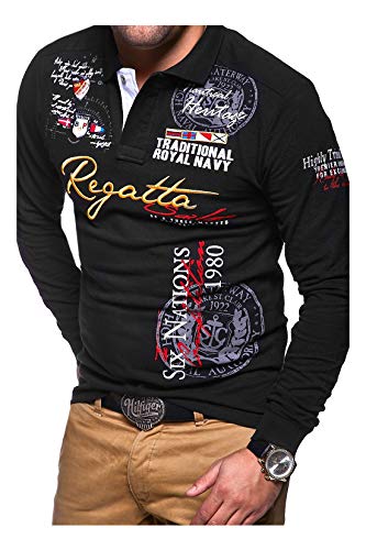 MT Styles T-Shirt à Manches Longues Regatta Homme MP-452 [Noir, XXL]