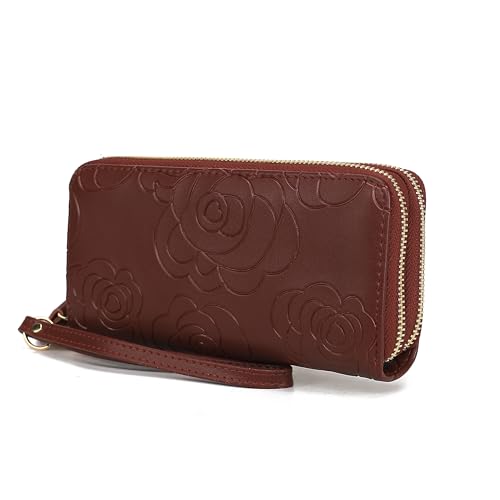 Image of MKF Collection Wristlet Wallet for Women, Small Credit Card Holder with Zipper Coin Pocket Wallet Purse Handbag By Mia K
