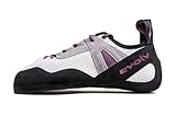 EVOLV Women's Elektra Lace Rock Climbing Shoes - Sport, Bouldering, Indoor Climbing - Silk White/Grape - 5.5
