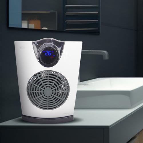Miniatura 5 de Aktobis Termoventilador, Termoventilador Eléctrico, Termoventilador De Baño, Termoventilador De Estancias Húmedas Wdh-E20 2 Kw Ip21