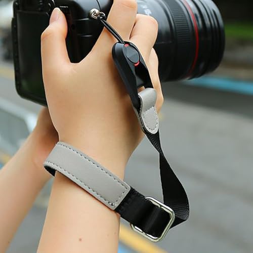 Image of embroidery Camera Strap, Camera Belt, Wrist Strap for Camera - Adjustable Quick Release Hand Strap, Mirrorless & Action Cams