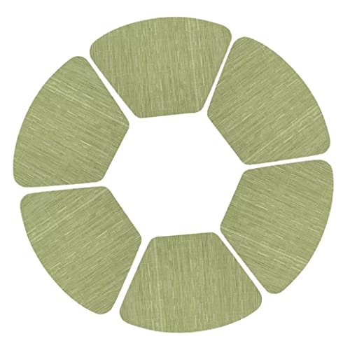 Set de table rond tissé anti-tache pour protéger la table des brûlures
