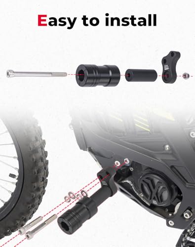 Image of KEMIMOTO Aluminum Frame Sliders Crash Bar Compatible with Surron Light Bee | Impact Protection fit for Sur Ron Light bee x S /X /L1E Segway X160 /X260