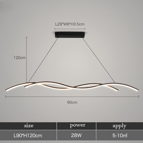 Lámpara colgante LED regulable para iluminar con estilo tu mesa de comedor 7