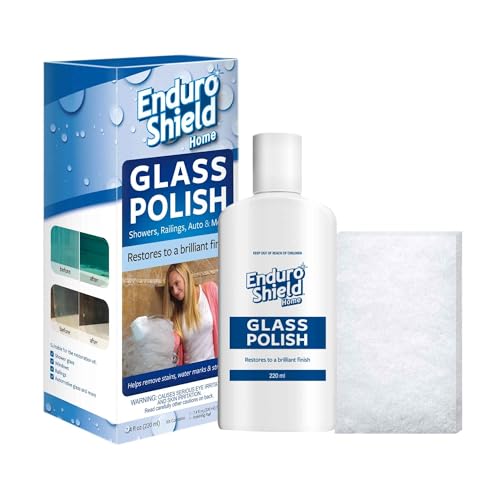 EnduroShield Shower Door Glass Polish – Water...
