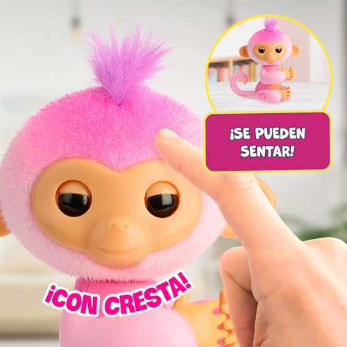 Regalo de cumpleaños infantil monita interactiva Fingerlings 4