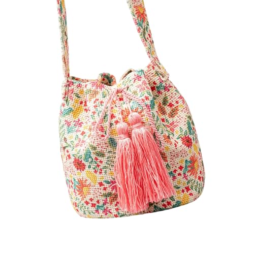 Sac à bandoulière tendance avec pompons pour un look bohème chic - 6