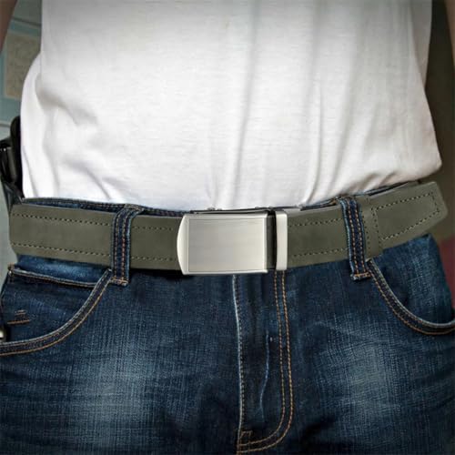 Men PU Leather Belt Metal Pin Buckle Designer Waist Plus Size Belt For Jeans3