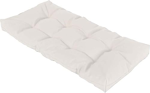 Matelas Transat Bain de Soleil 180x40cm Coussin pour Palette Exterieur