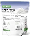 Gaba Pure - 540 g de polvo puro sin aditivos - Probado en laboratorio - 100% ácido gamma-aminobutírico - 180 raciones - Vegano