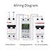 Adjustable Voltage Current Protector Over and Under Voltage 120V AC Undervoltage Protective Device with Voltage Self Recovery (63A)
