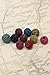 6mm Multi-Colored Replacement Lava Stone Beads for Essential Oil Diffuser Pendant Necklace- Set of 10