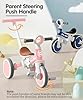 LOL-FUN Kids Tricycle for 1-3 Year Olds, 5-in-1 Toddler Balance Bike with Parent Steering Push Handle, Kids Trike with Removable Pedals, Baby Bicycle for Boys Girls Present Age 1-4 #2