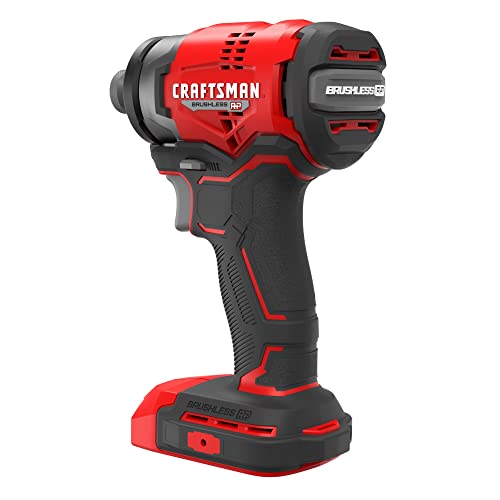 CRAFTSMAN V20 Cordless Impact Driver, 1/4 inch, Bare Tool Only (CMCF813B) - image 7