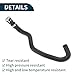 REPAIROCK Radiator Hose Heater Hose No.30636951 for Volvo S40 2004-2011 Black Rubber 1 Pc Warm Air Inlet Pipe Good Sealing